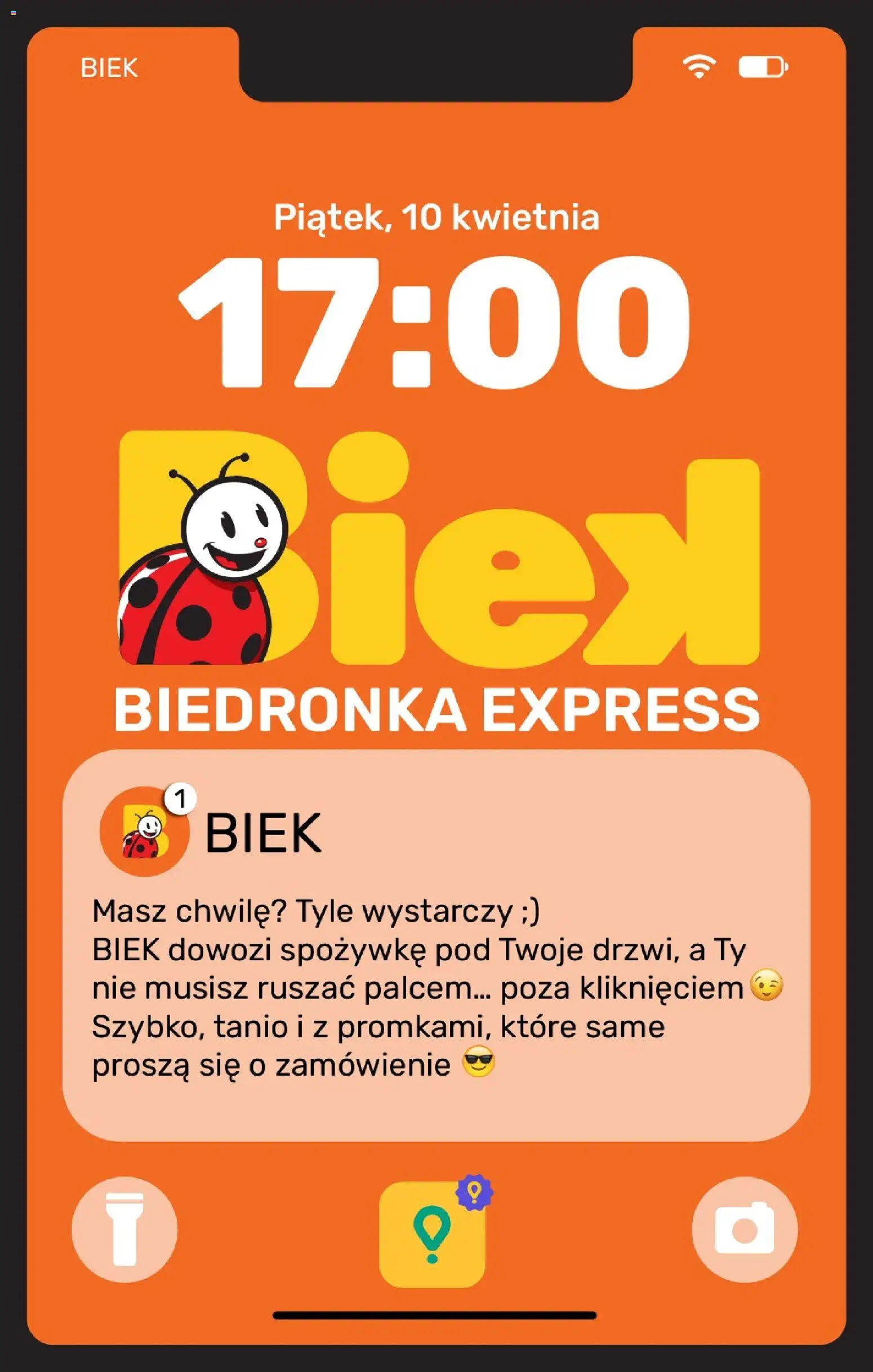 Biedronka gazetka - Biek od 10.04.2026 | Strona: 1