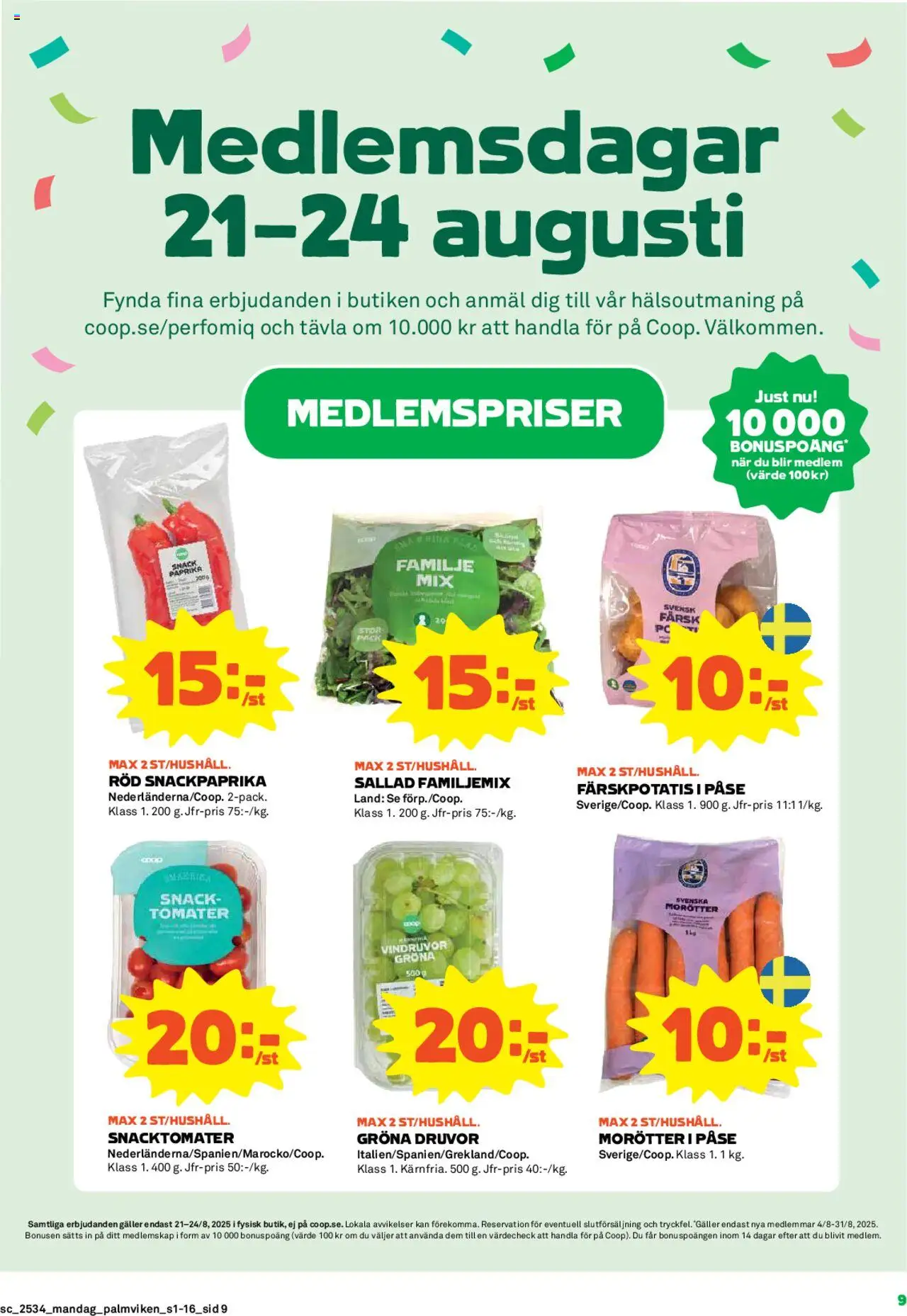 Stora Coop reklamblad aktuell från 18.08.2025 | Sida: 9