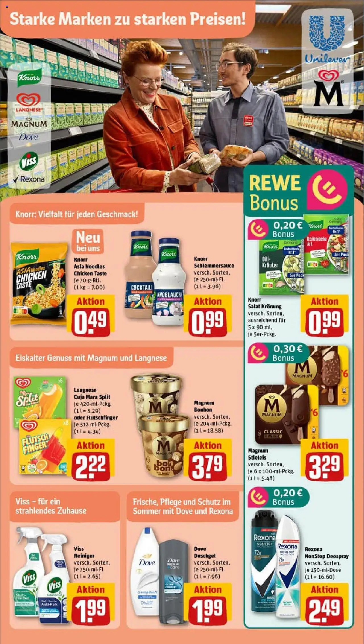 Rewe prospekt Unterföhring	 - gültig ab dem 24.08.2025 | Seite: 24 | Produkte: Knorr, Duschgel, Deospray, Dill