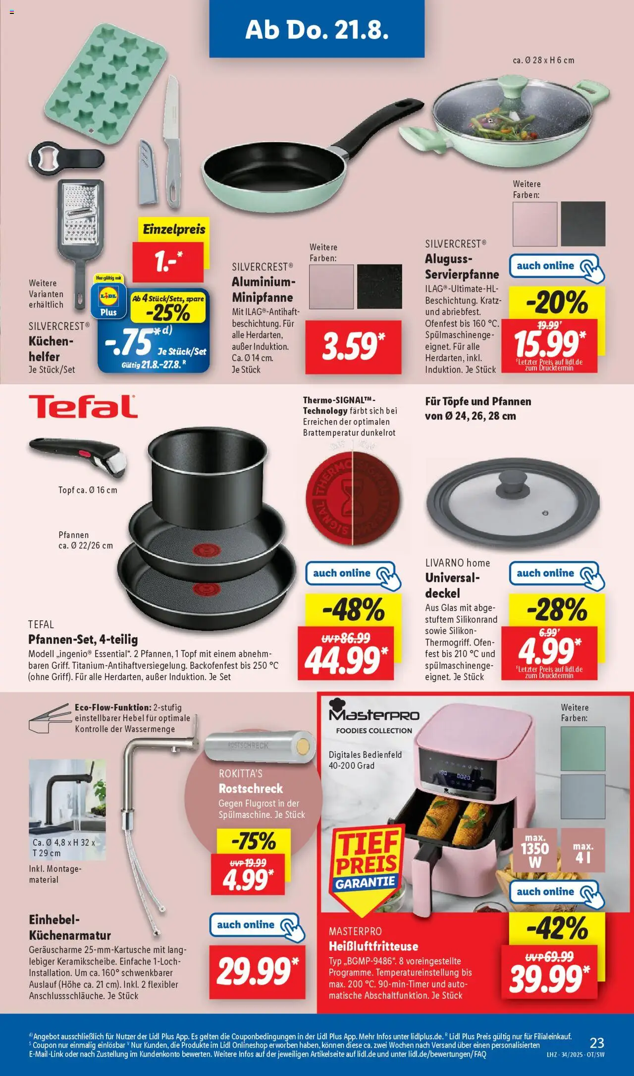 Lidl Prospekt Gundelsheim	 - gültig ab dem 18.08.2025 | Seite: 37 | Produkte: Ofen, Kuchen, Heißluftfritteuse