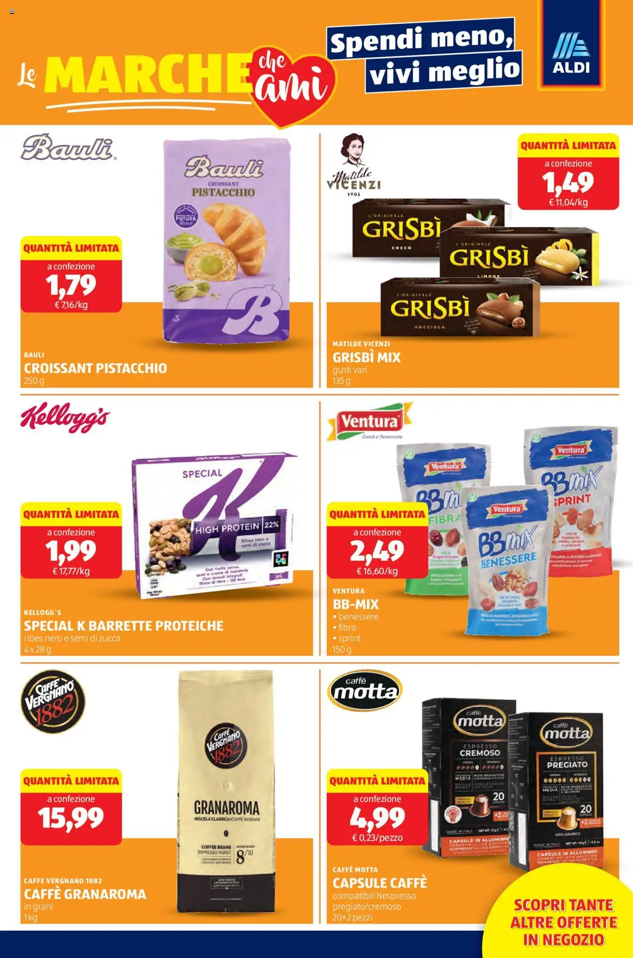Volantino Aldi del 25.09.2025 | Pagina: 13 | Prodotti: Crema, Anacardi, Mandorle, Semi di zucca