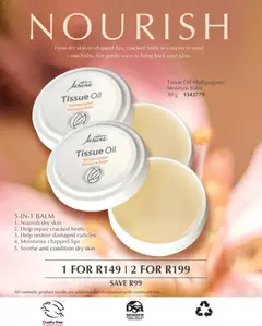 Justine specials catalogue – valid from 01.04.2026 | Page: 100 | Products: Tissue oil, Oil, Moisture balm