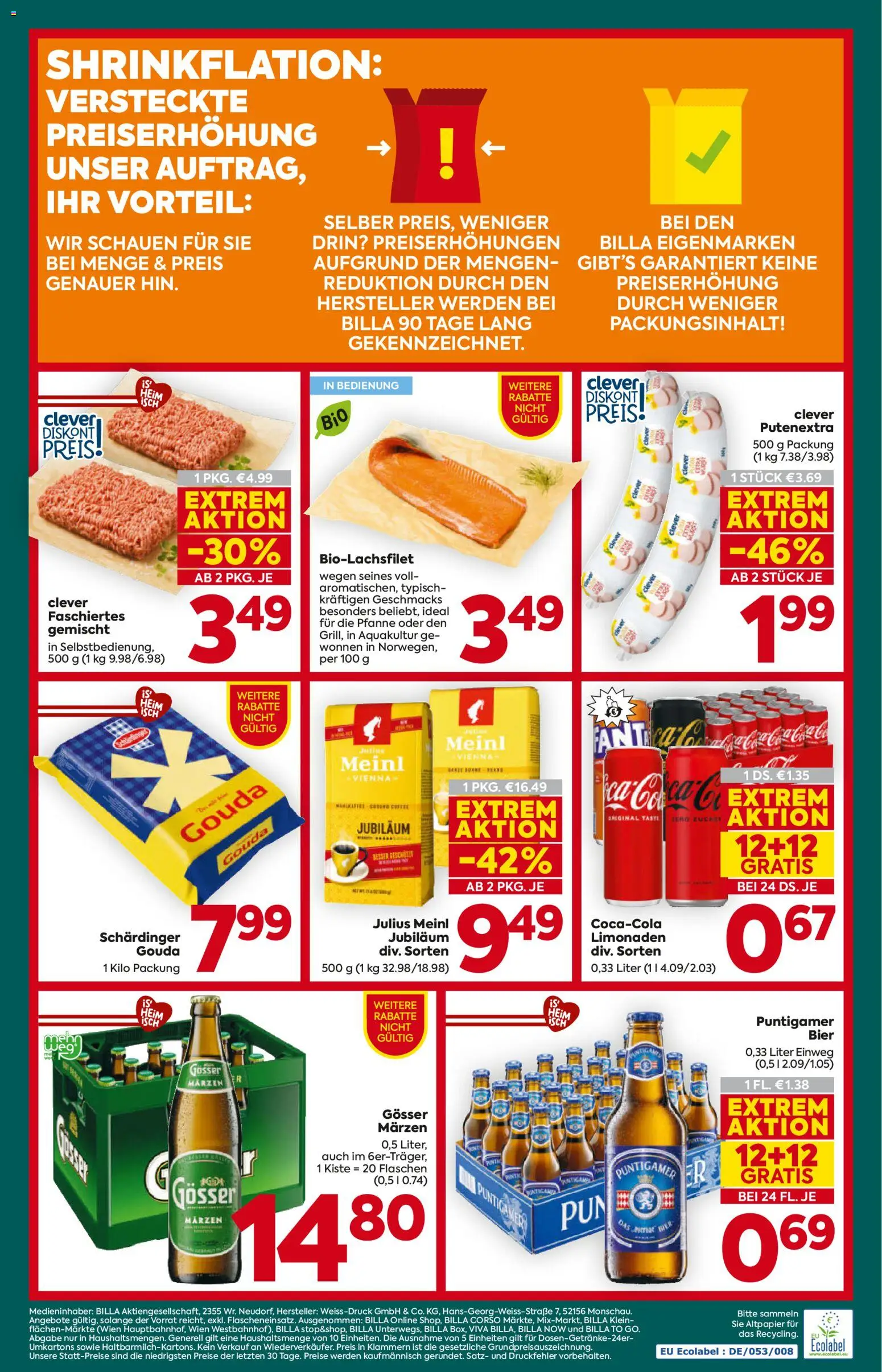 Billa Plus Flugblatt - Steiermark gültig ab 02.01.2026 | Seite: 19 | Produkte: Bier