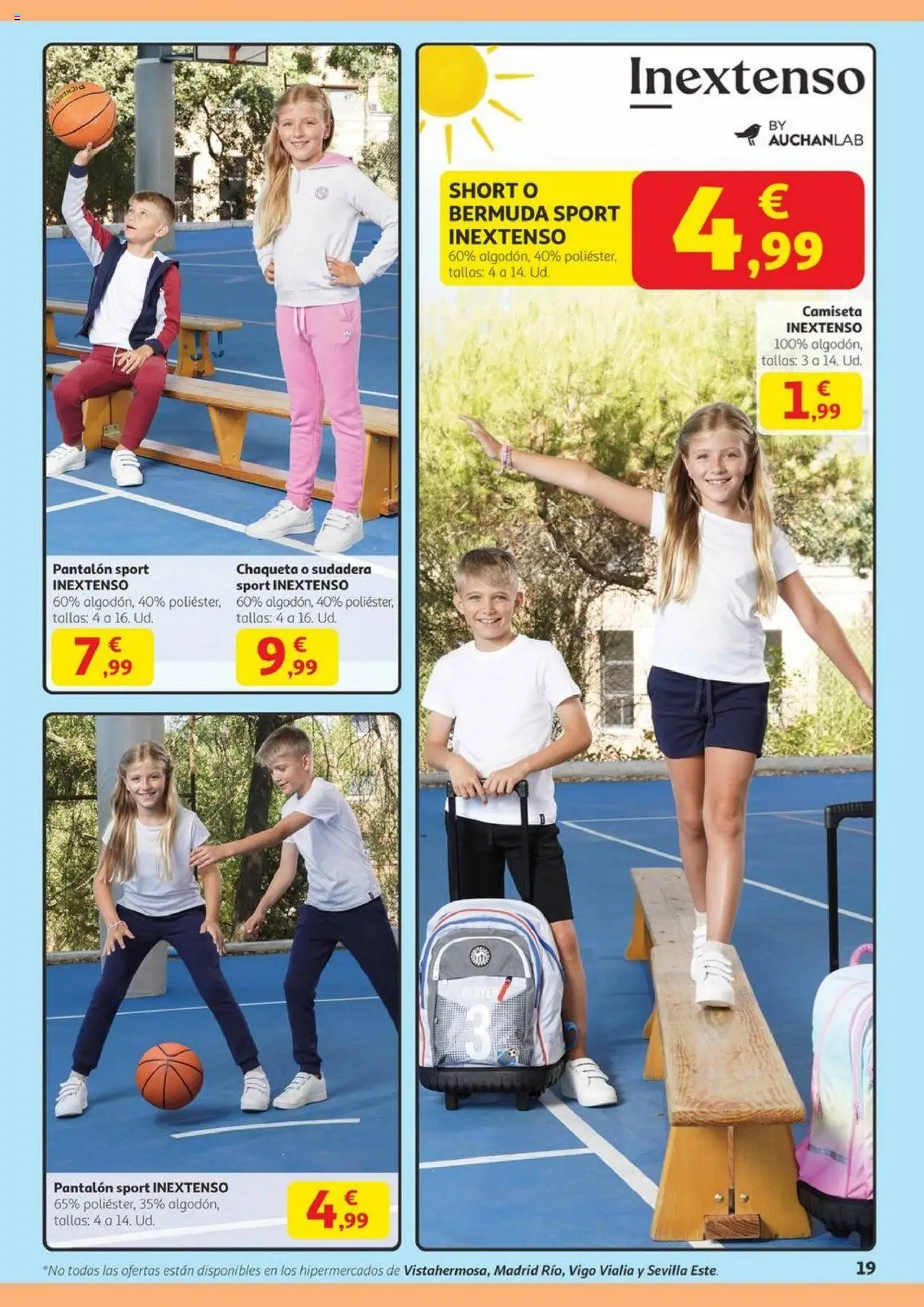 Alcampo - Canarias │ válido desde el 14.08.2025 | Página: 19 | Productos: Sudadera, Chaqueta