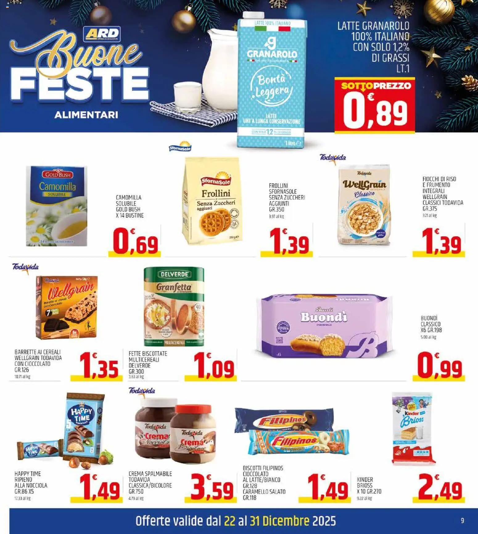 Volantino ARD Discount del 22.12.2025 | Pagina: 9