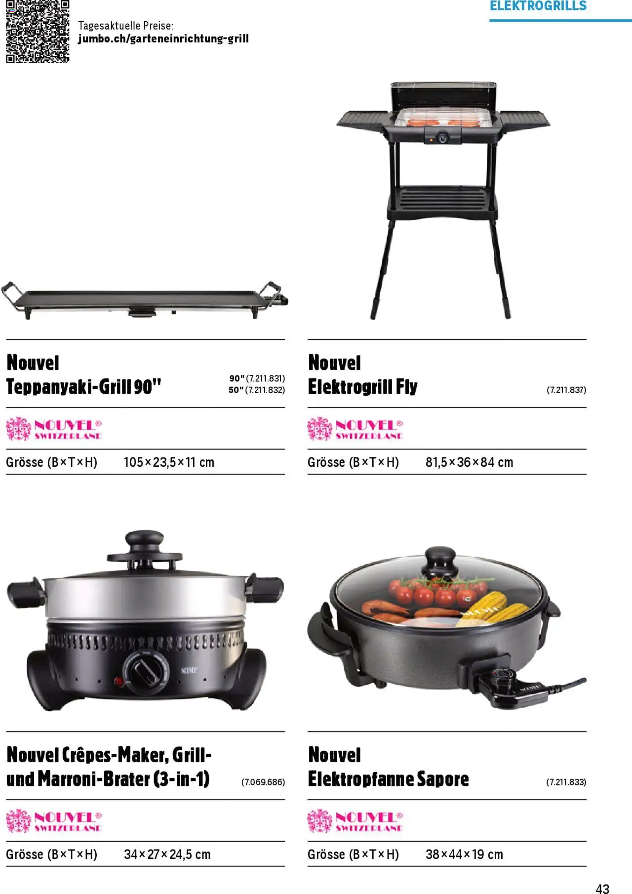Jumbo Aktionen Grosse Grillbroschüre 2025 ab 21.02.2025 | Seite: 43 | Produkte: Grill