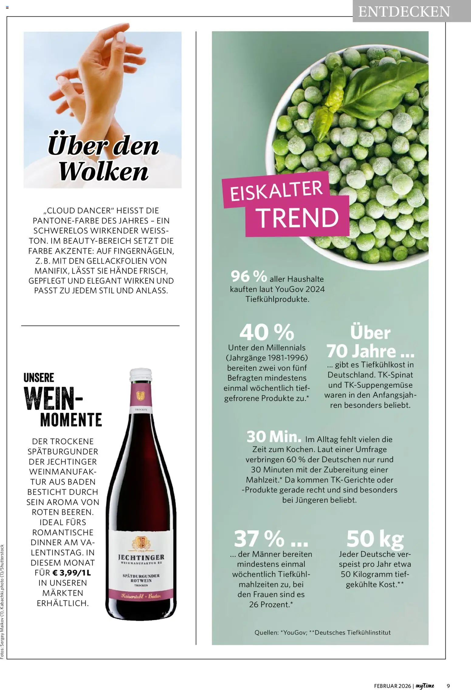 Combi myTime Februar 2026 – gültig ab 01.02.2026 | Seite: 9 | Produkte: Rotwein, Tür, Wein