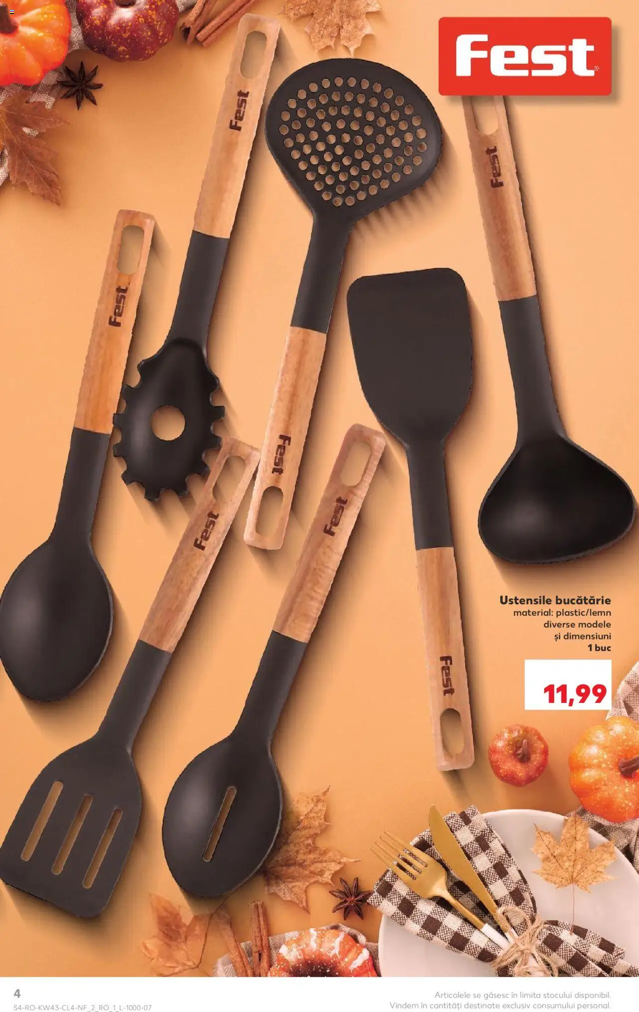 Noul catalog Kaufland – valabil de la 22.10.2025 | Pagină: 4 | Produse: Bucătărie