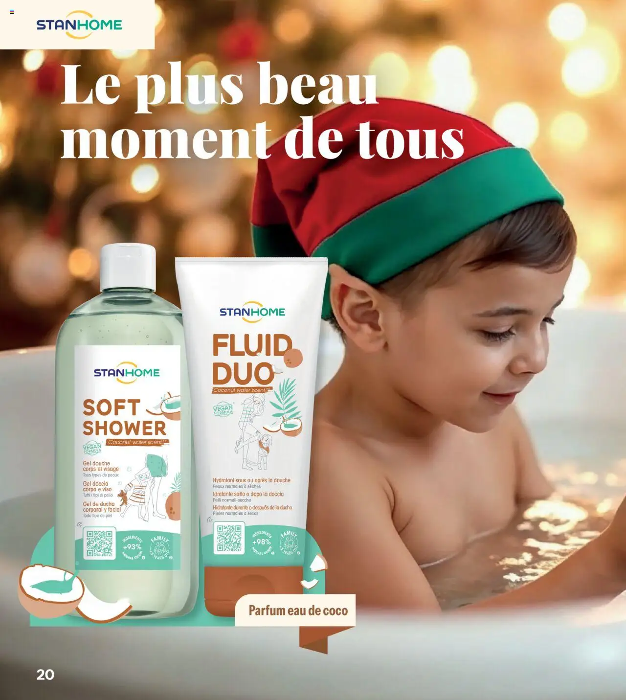 {H1} | Page: 20 | Produits: Parfum, Gel douche, Douche, Eau de coco