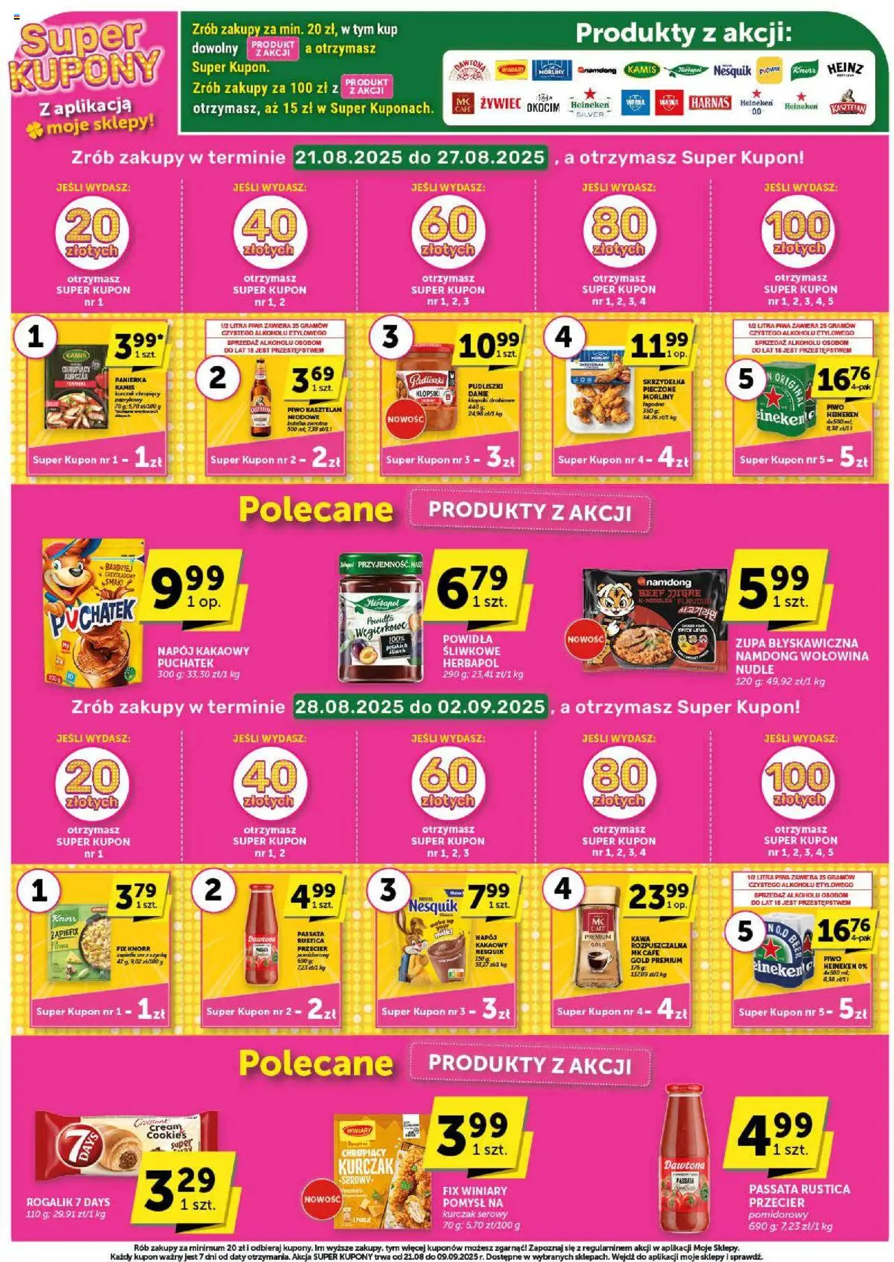 Groszek Gazetka - Market od 21.08.2025 | Strona: 21 | Produkty: Powidła, Ser, Kawa, Piwo