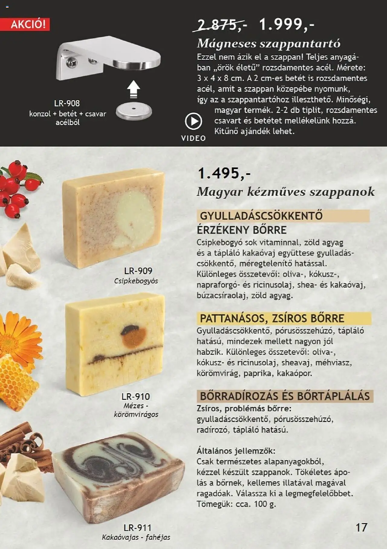 Betly akciós ujság - amely érvényes a következő dátumtól: 10.05.2025 | Oldal: 17 | Termékek: Videó, Kokusz, Csavar, Szappan