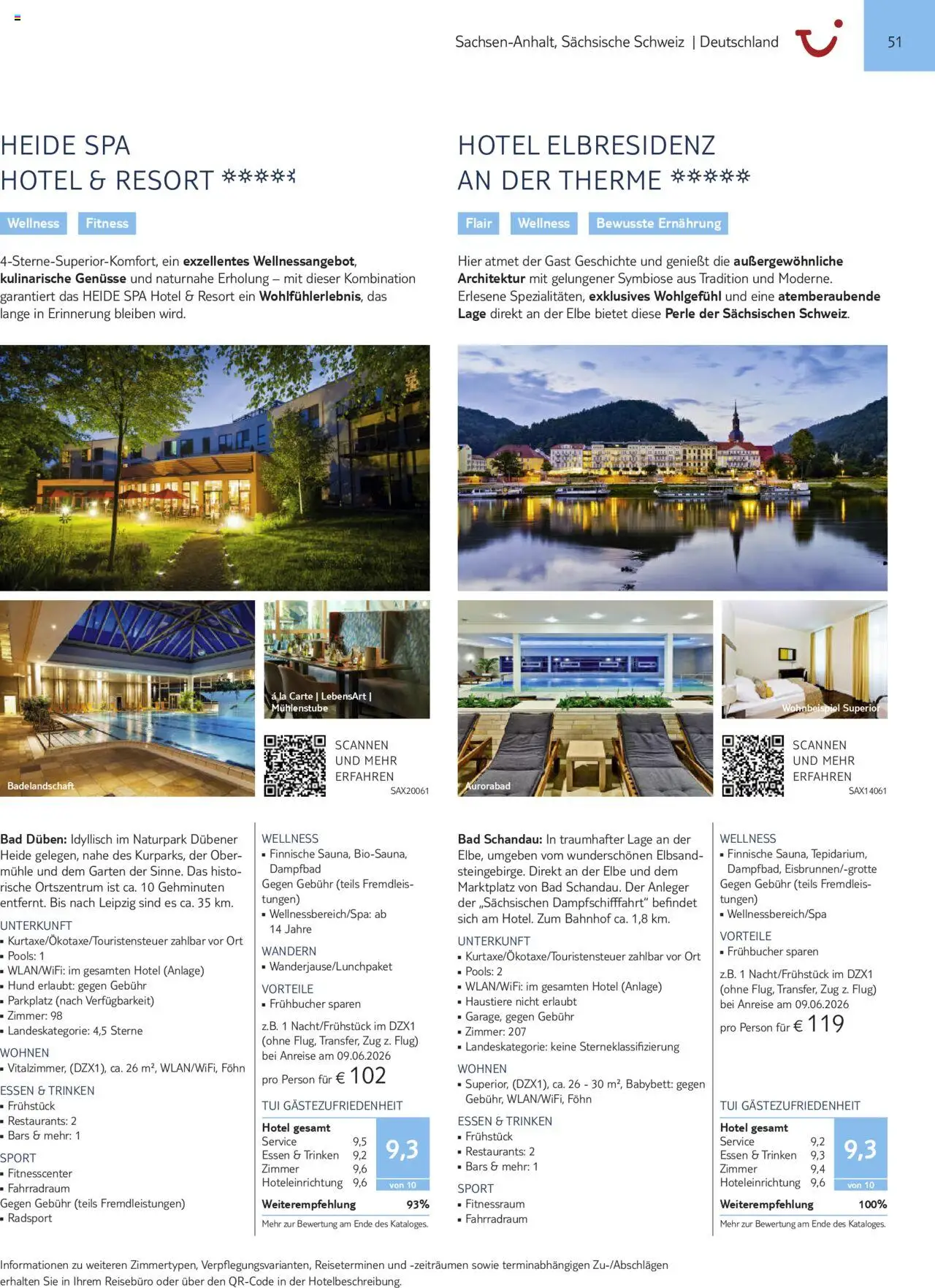 TUI Urlaub mit eigener Anreise 2025/26 – gültig ab 01.11.2025 | Seite: 51 | Produkte: Mühle, Babybett, Bad, Föhn