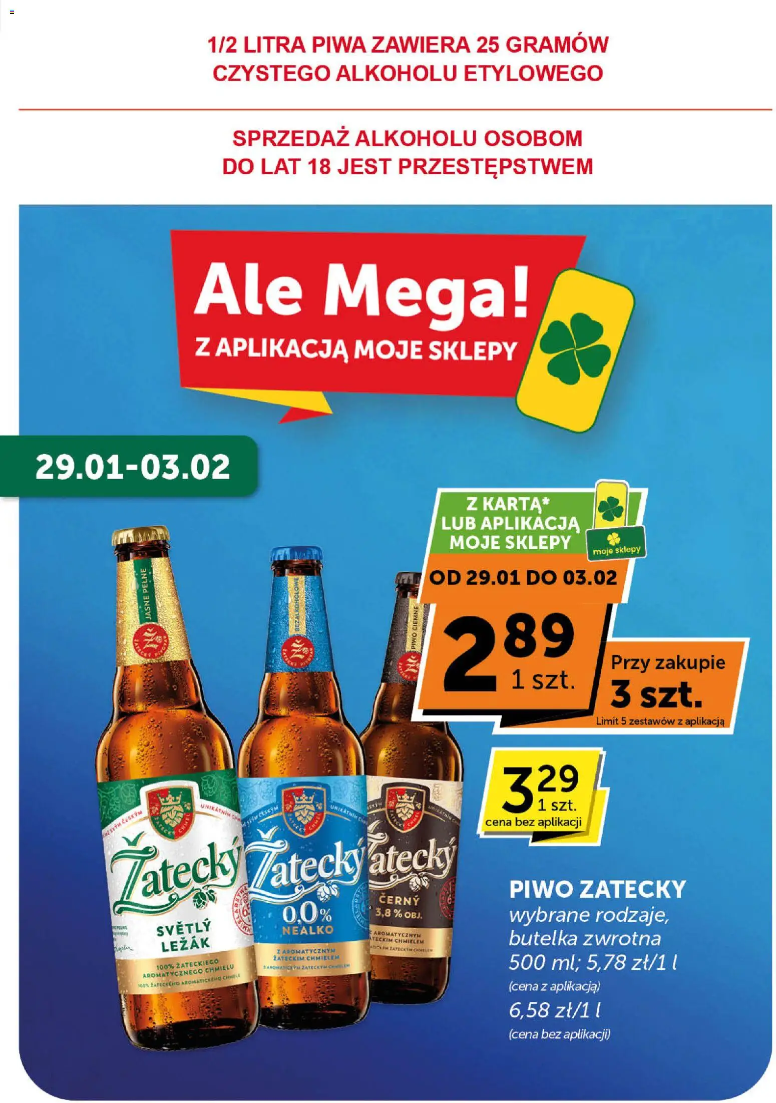 Groszek Gazetka - Minimarket od 22.01.2026 | Strona: 9 | Produkty: Leżak, Piwo