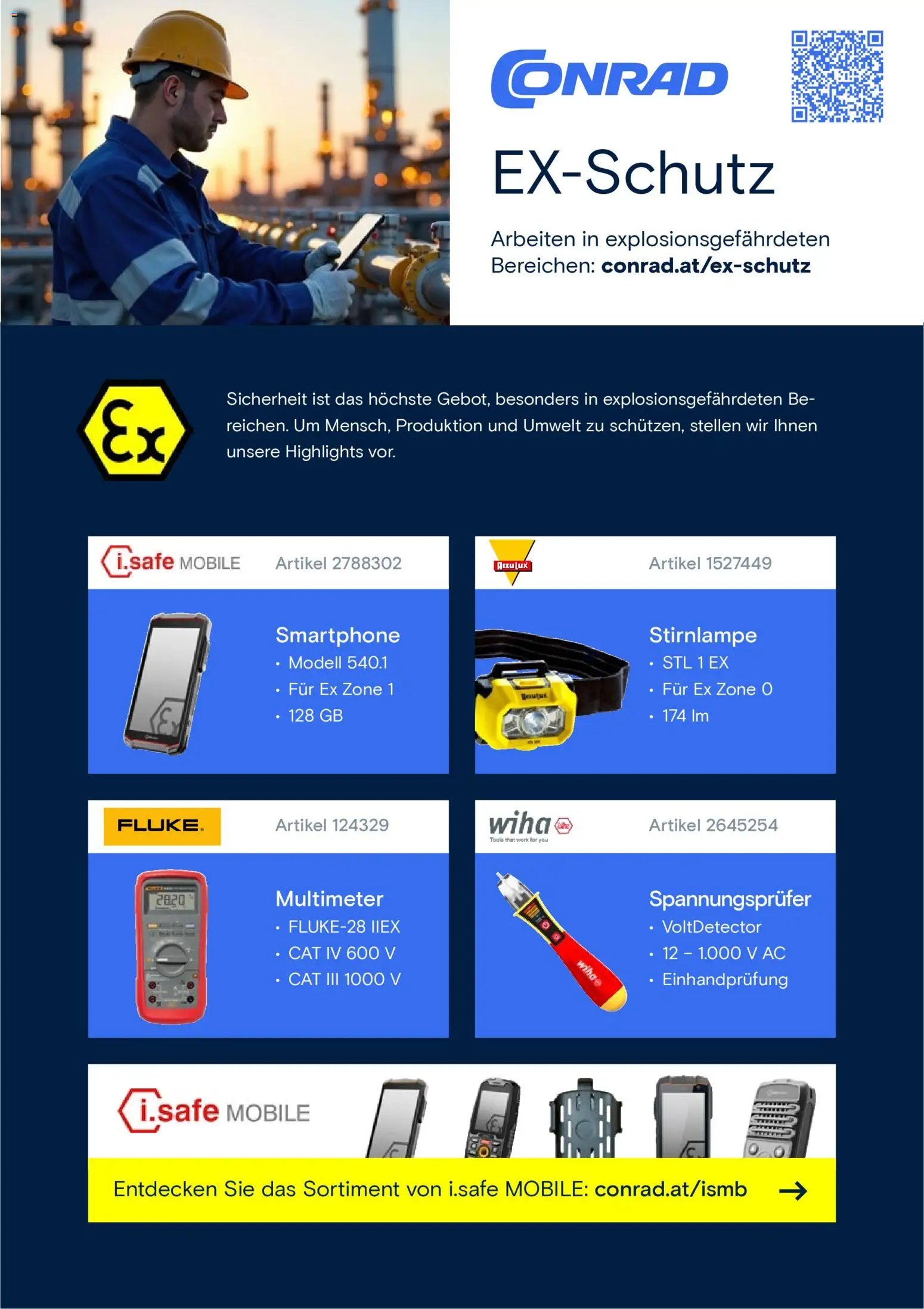 Conrad Sicheres Arbeiten in explosionsgefährdeten Bereichen gültig ab 12.03.2026 | Seite: 1 | Produkte: Smartphone