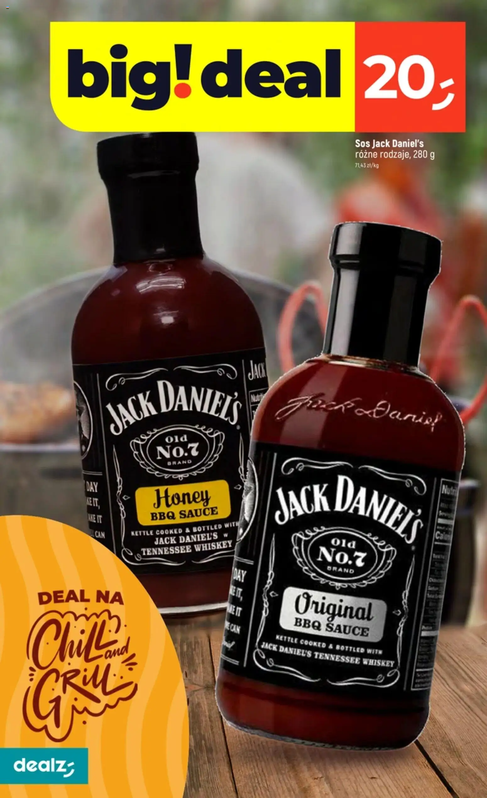 Dealz gazetka od 16.04.2026 | Strona: 18 | Produkty: Jack Daniel's, Sos