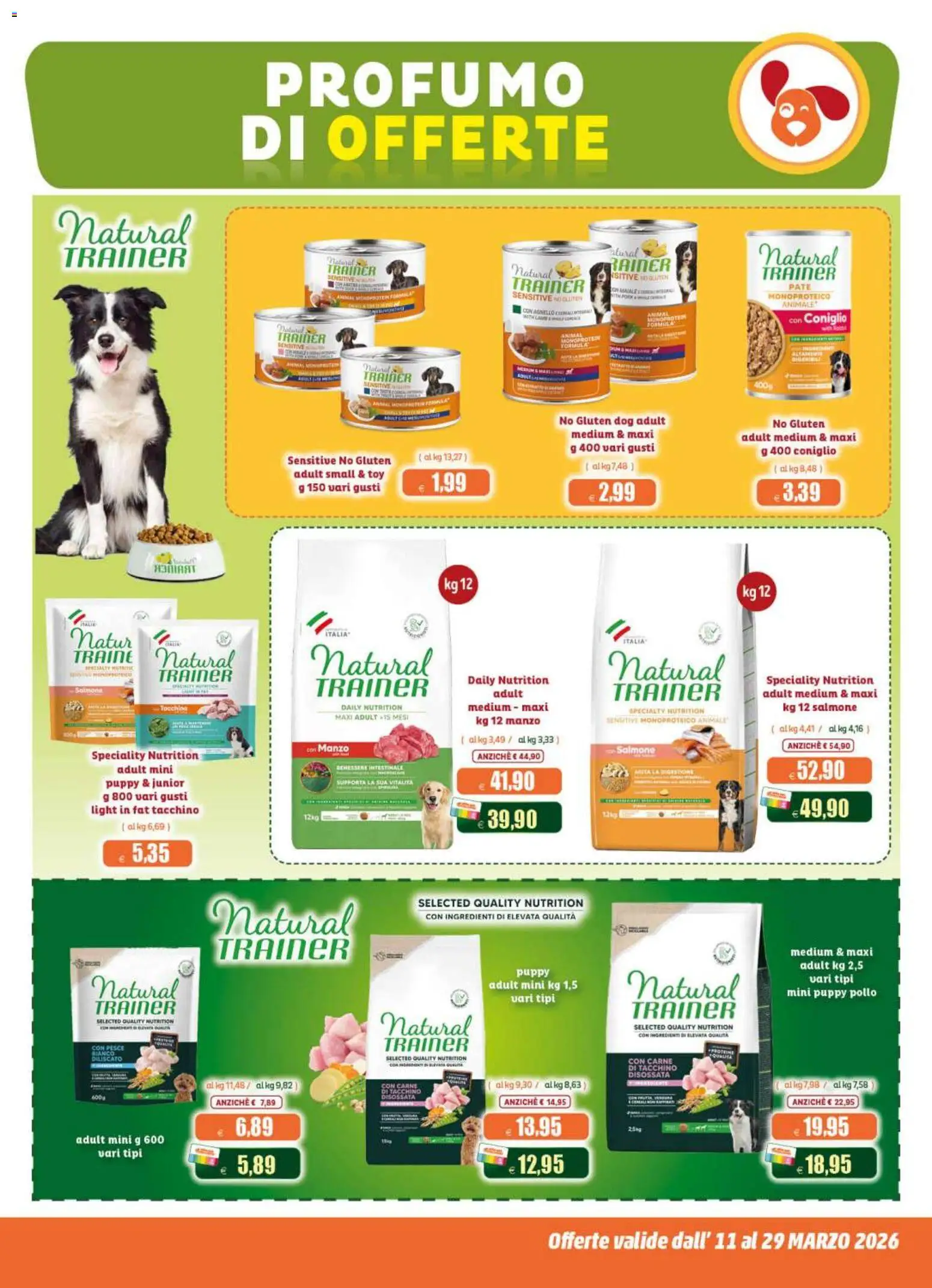 Volantino Elite Supermercati del 11.03.2026 | Pagina: 10 | Prodotti: Salmone, Pesce, Manzo, Tacchino