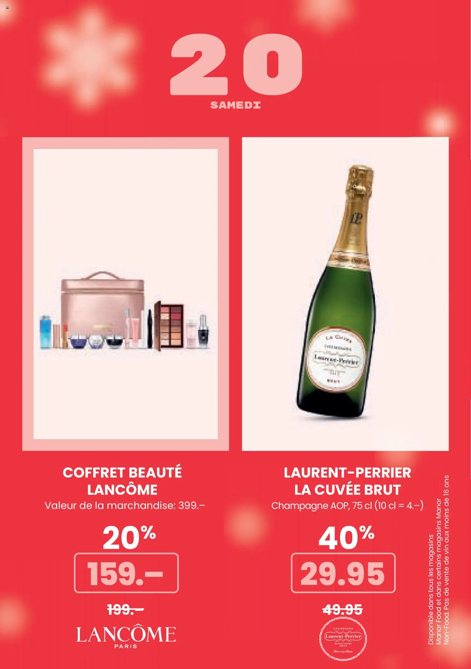 Manor Aktionen Calendrier de L'Avent – gültig ab 01.12.2025 | Seite: 22