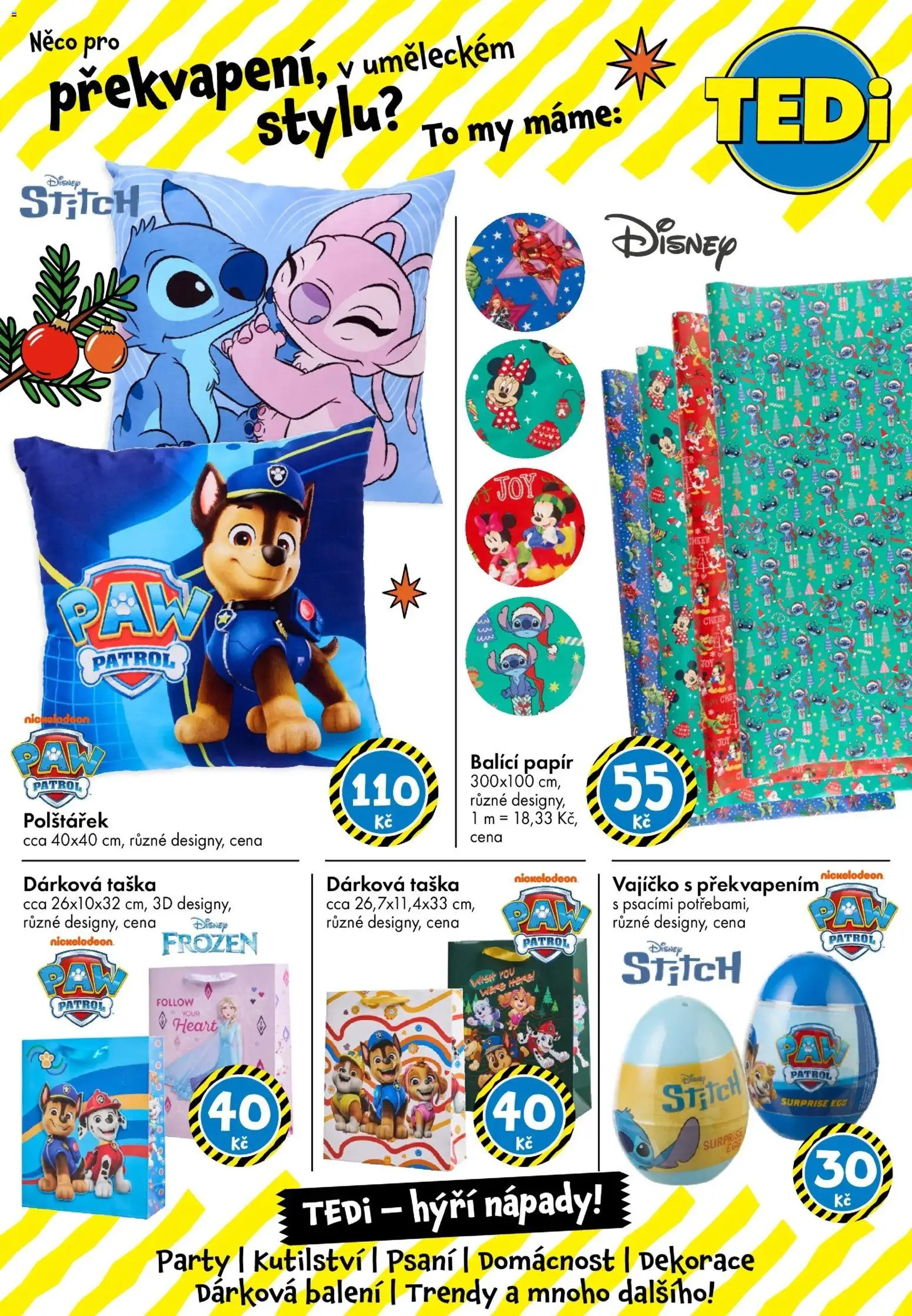 TEDi leták od 14.11.2025 | Strana: 22 | Produkty: Dárková taška, Taška, Dekorace