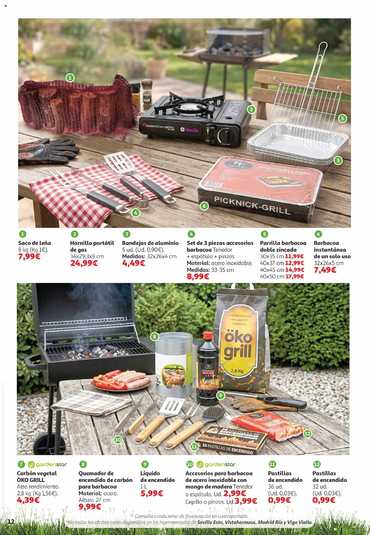 Alcampo  Canarias │ válido desde el 05.05.2026 | Página: 12 | Productos: Cepillo, Quemador, Cocina, Ρούτερ