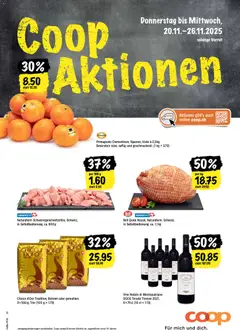 Coop Aktionen ab 20.11.2025 gültig