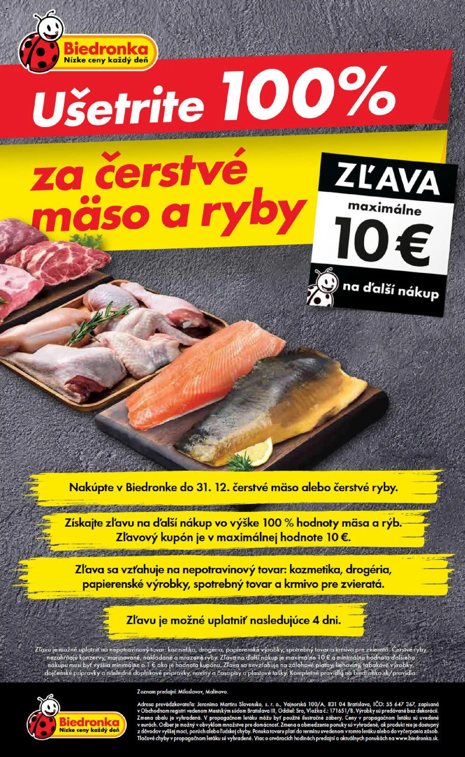 Nové Biedronka akcie – leták je platný od 11.12.2025 | Strana: 48 | Produkty: Ryby