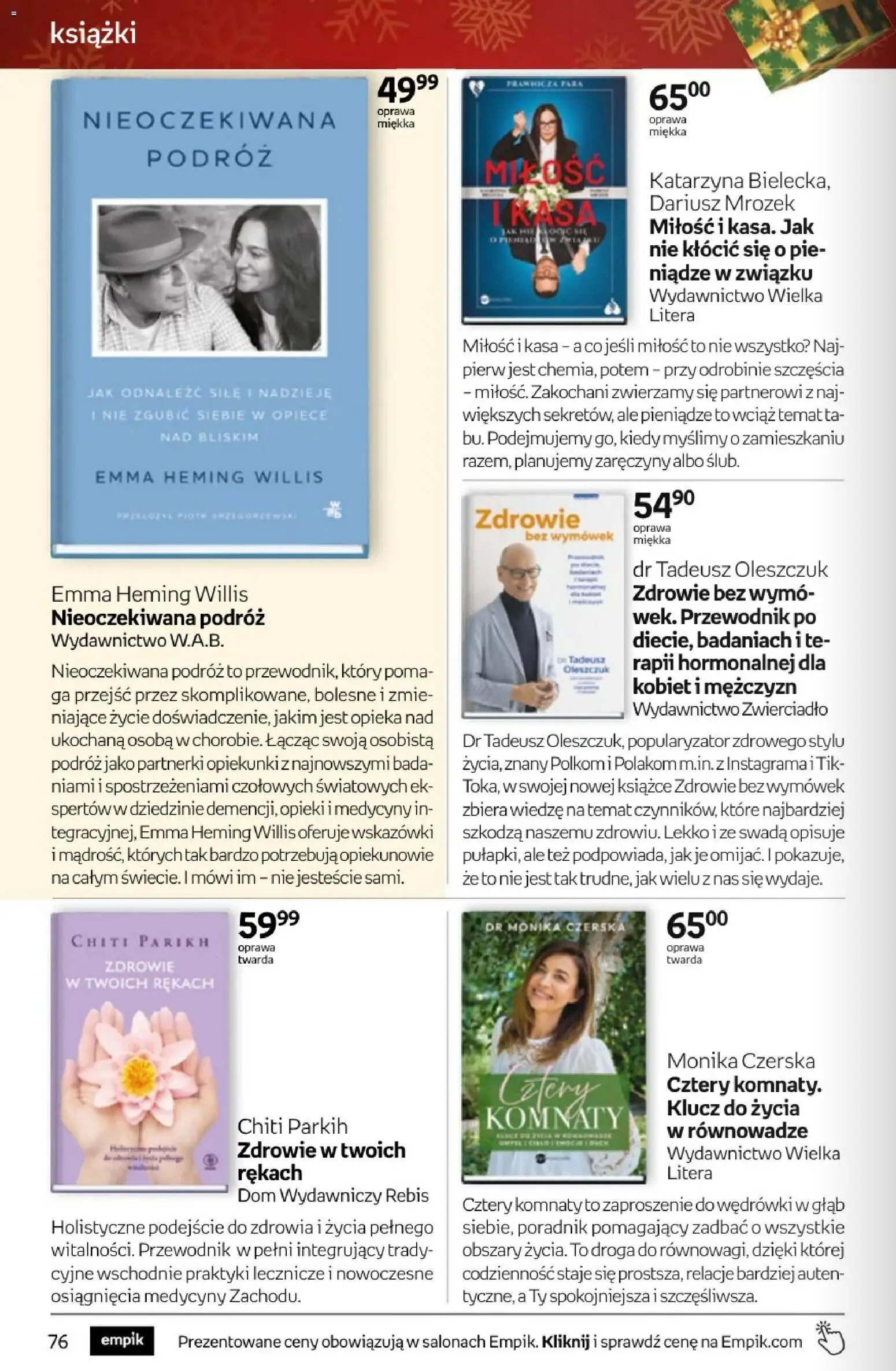 Empik promocje - Tom kultury Książki od 26.11.2025 | Strona: 76 | Produkty: Książki