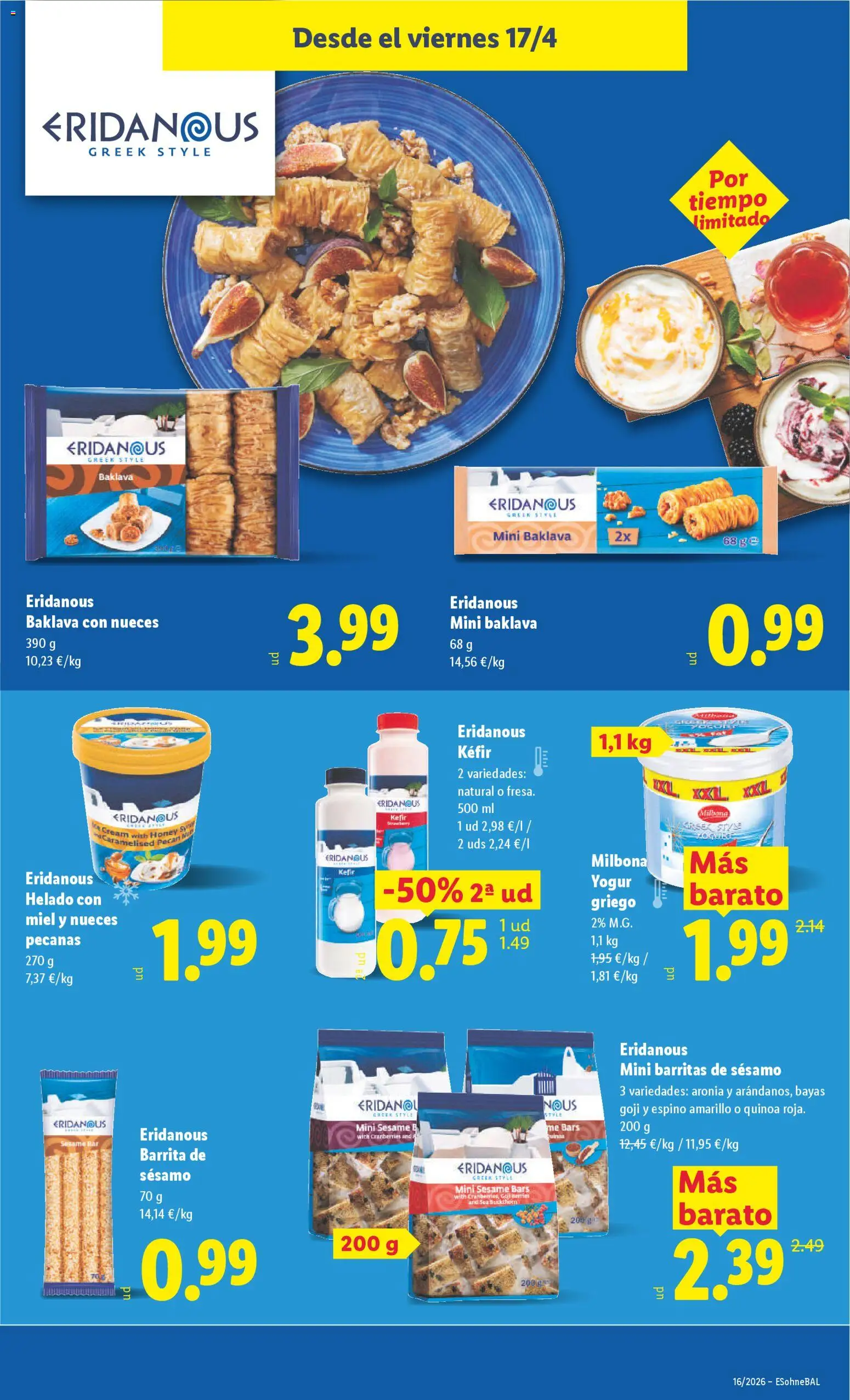 Lidl folleto │ válido desde el 13.04.2026 | Página: 45 | Productos: Ψηφιακή κάμερα, Yogur, Μαγειρική εστία, Helado