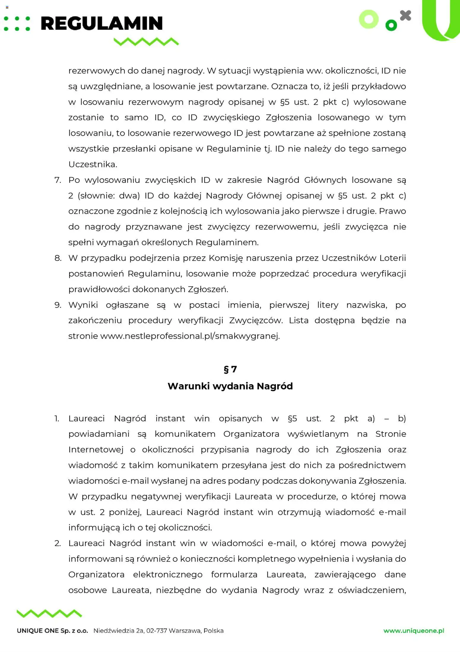 Makro Gazetka - Regulamin loterii Poczuj doskonały smak wygranej od 17.10.2025 | Strona: 12