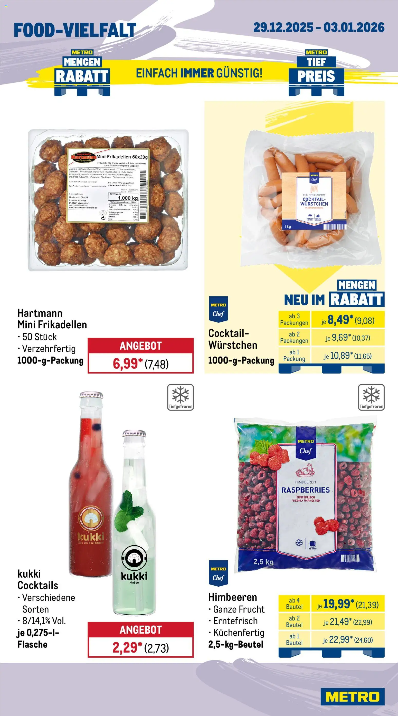 Metro Prospekt 	 – gültig ab 29.12.2025 | Seite: 10 | Produkte: Himbeeren, Zwiebeln, Salz