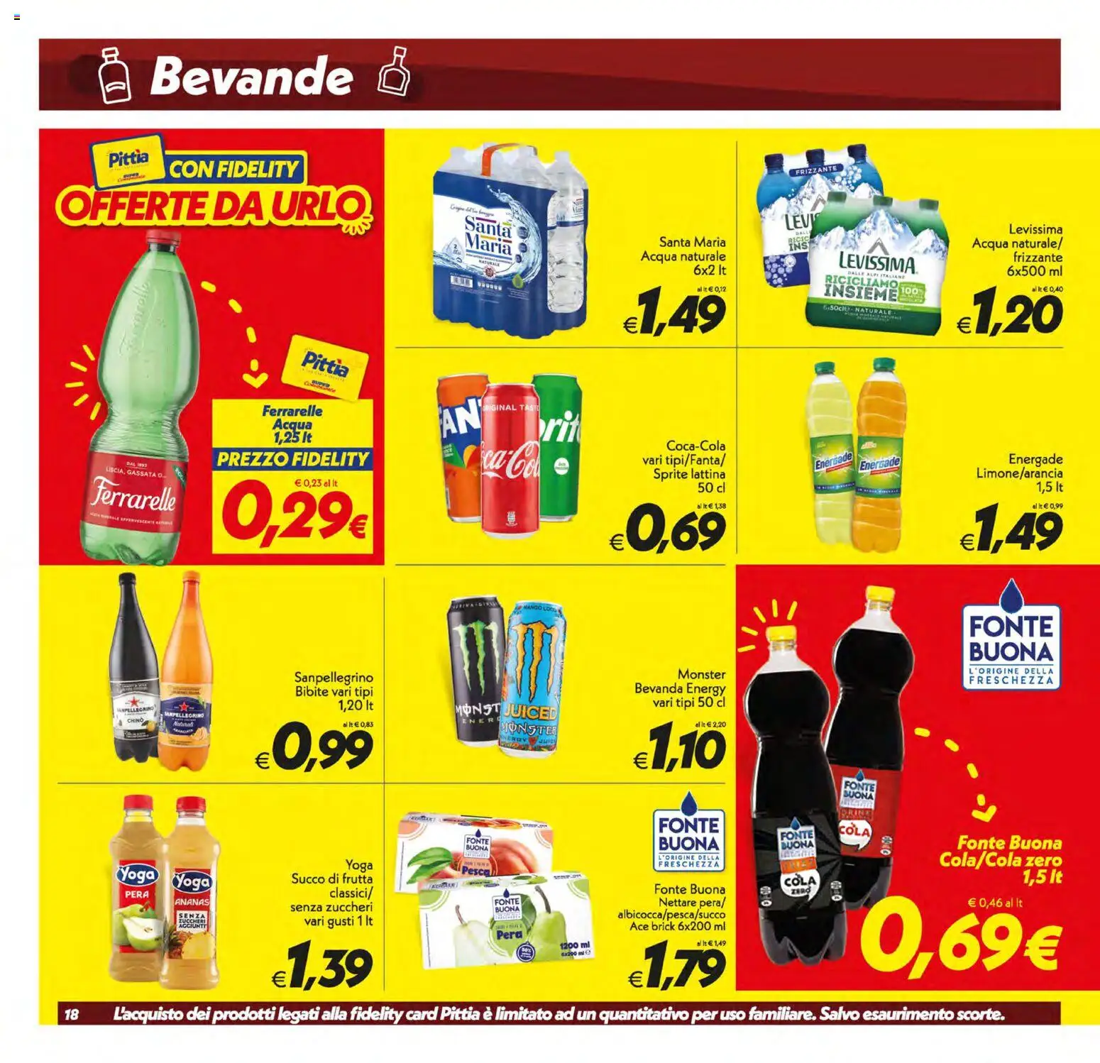 Volantino SuperConveniente del 17.03.2026 | Pagina: 18 | Prodotti: Succo, Mango, Pera, Bibite