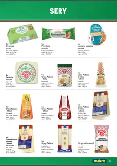 Pogląd oferty "Makro Gazetka - Italia" - ważna od 01.02.2026 | Strona: 31 | Produkty: Grana padano, Sery, Fresco