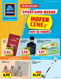 Hofer katalog akcije – veljaven od 09.10.2025
