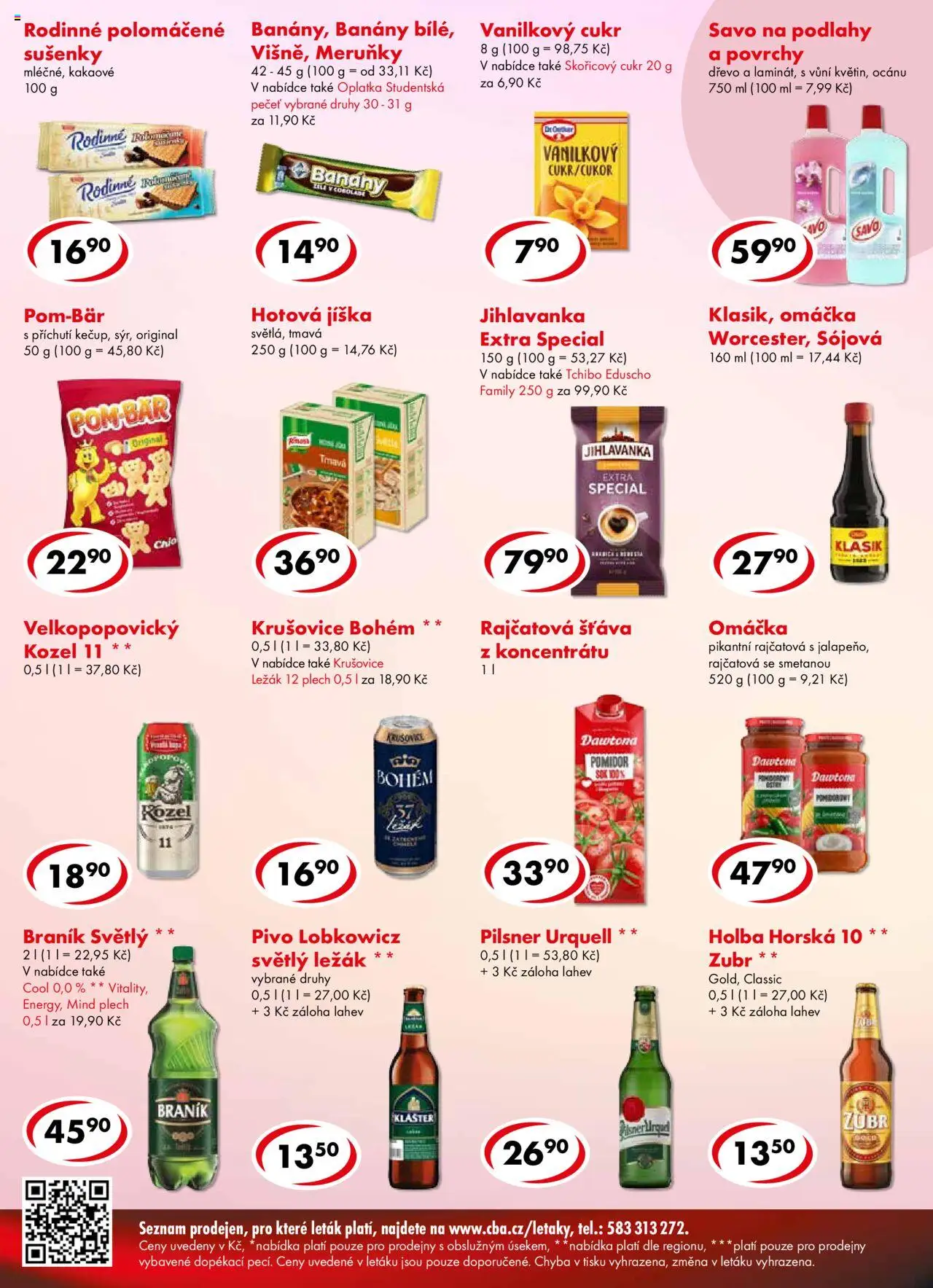 CBA leták - Premium od 27.08.2025 | Strana: 4 | Produkty: Zubr, Jihlavanka, Pilsner Urquell, Vanilkový cukr