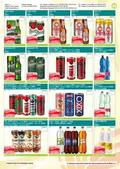 Makos leták platný od 05.01.2026 | Strana: 25 | Produkty: Šariš, Staropramen, Mattoni, Pepsi