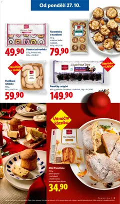 Náhled letáku Mini Panettone, 100 g, jemné pečivo s rozinkami a kandovanou pomerančovou kůrou od 27.10.2025 | Strana: 3