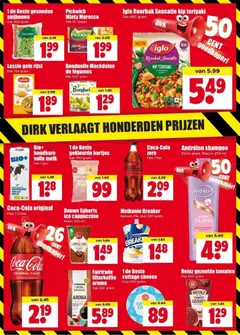 Dirk folder / publicité - Voorbeeld van een folder van Dirk, geldig van 15.04.2026 | Pagina: 3 | Producten: Tomaten, Volle melk, Zak, Cappuccino