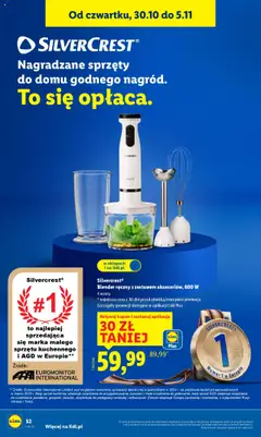 Pogląd oferty "Silvercrest® Blender ręczny z zestawem akcesoriów, 600 W, Blender ręczny z zestawem akcesoriów, 600 W, 4 wzory" - ważna od 27.10.2025 | Strona: 36