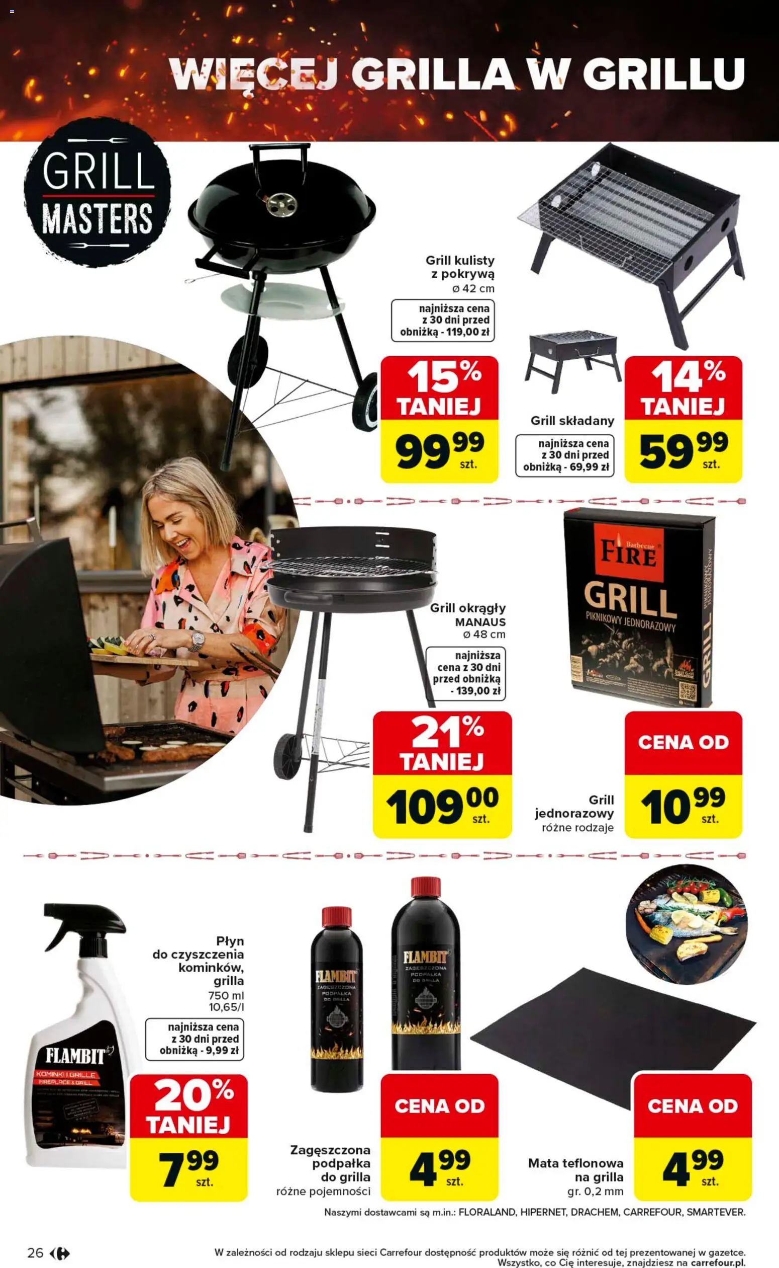 Carrefour gazetka - Misja:Grill Cię wzywa od 23.04.2026 | Strona: 26 | Produkty: Grill