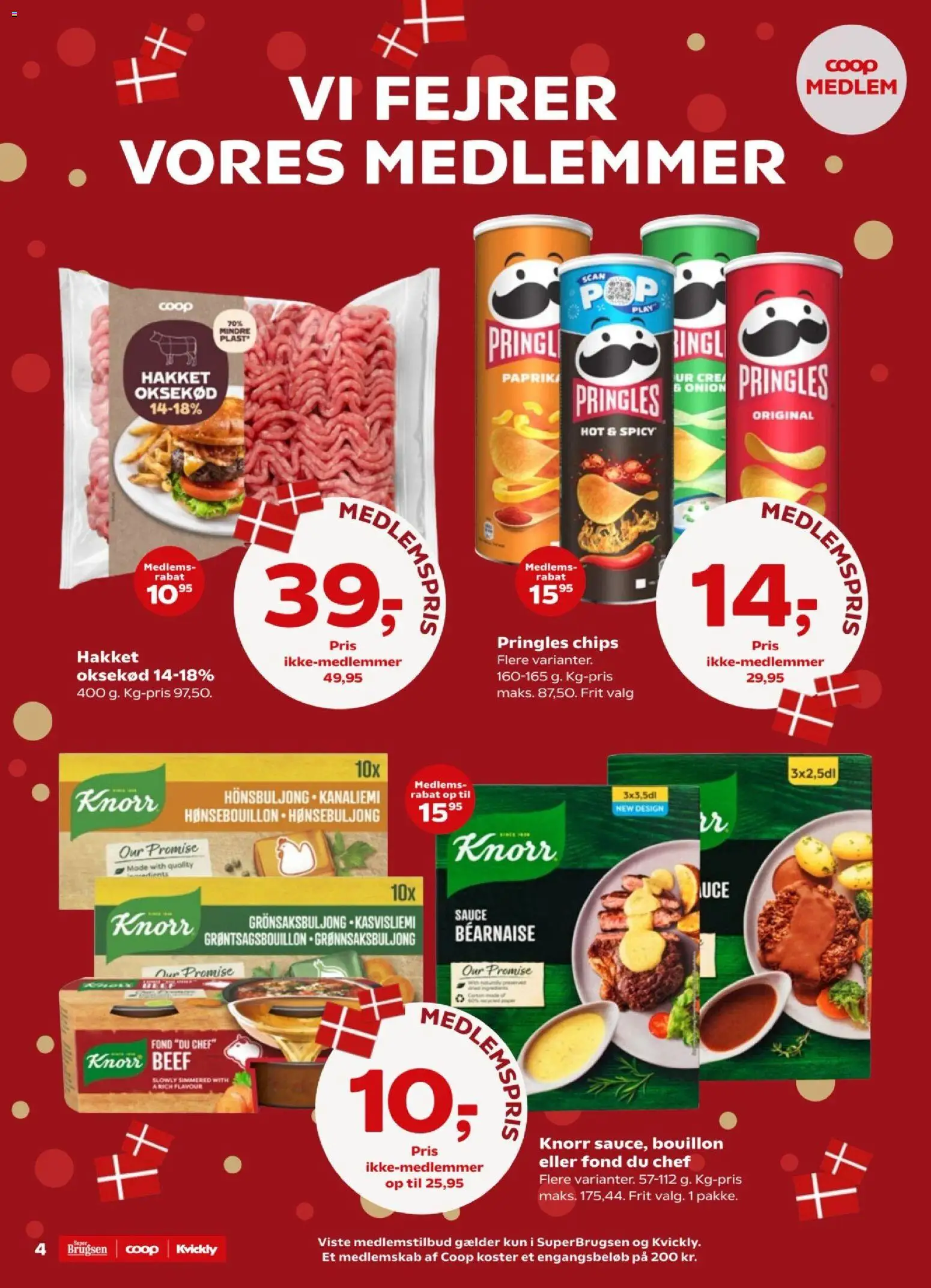 Super Brugsen tilbudsavis – gyldig fra 06.02.2026 | Side: 4 | Produkter: Bouillon, Chips, Oksekød, Ur