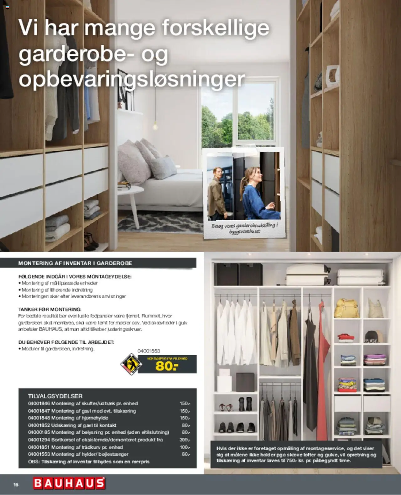 Bauhaus Tilbudsavis gyldig fra 01.03.2025 | Side: 16 | Produkter: Garderobe, Søm