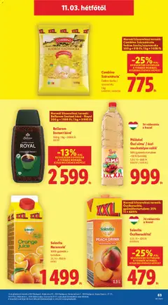 Bellarom Instant kávé - Royal, Instant kávé, 200 g - amely érvényes a következő dátumtól: 30.10.2025 | Oldal: 63