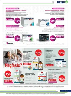 BENU Gyógyszertárak Akciós újság - amely érvényes a következő dátumtól: 01.02.2026 | Oldal: 13