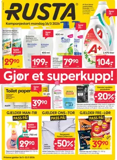 Forhåndsvisning av Rusta kundeavis gyldig fra 16.03.2026