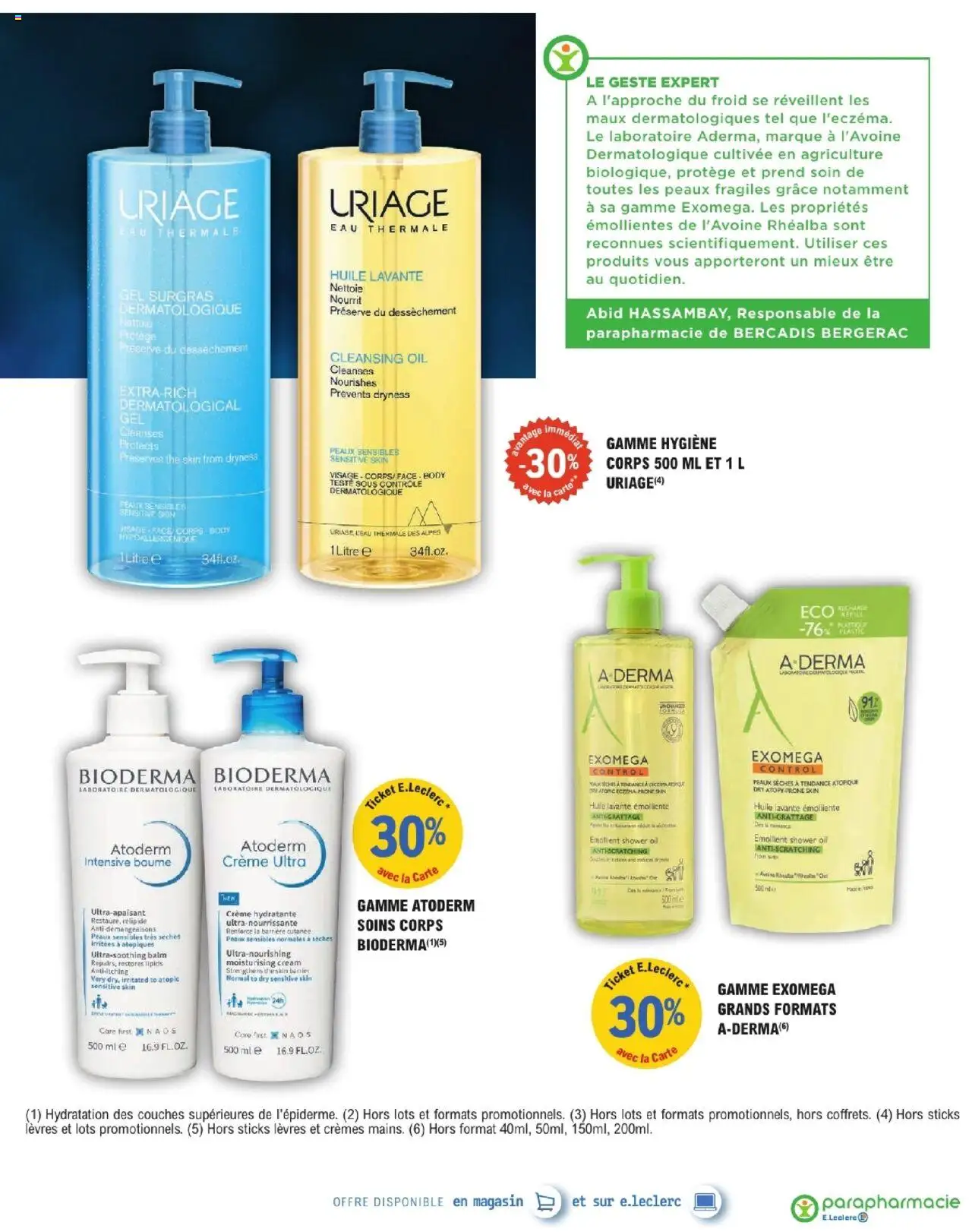 {H1} | Page: 15 | Produits: Couches, Eau thermale, Huile, Thé
