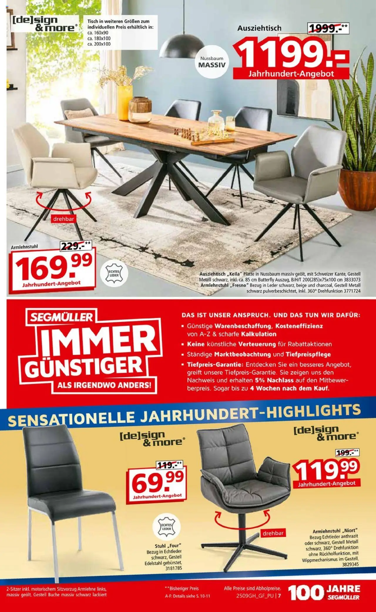 Segmüller Prospekt 	 – gültig ab 13.09.2025 | Seite: 15 | Produkte: Tisch, Stuhl