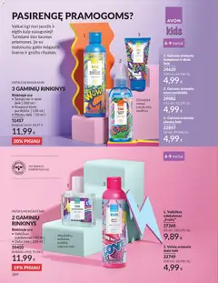 AVON leidinys galioja nuo 01.01.2026 | Puslapis: 160 | Prekių: Šampūnas, Dušo želė, Vata