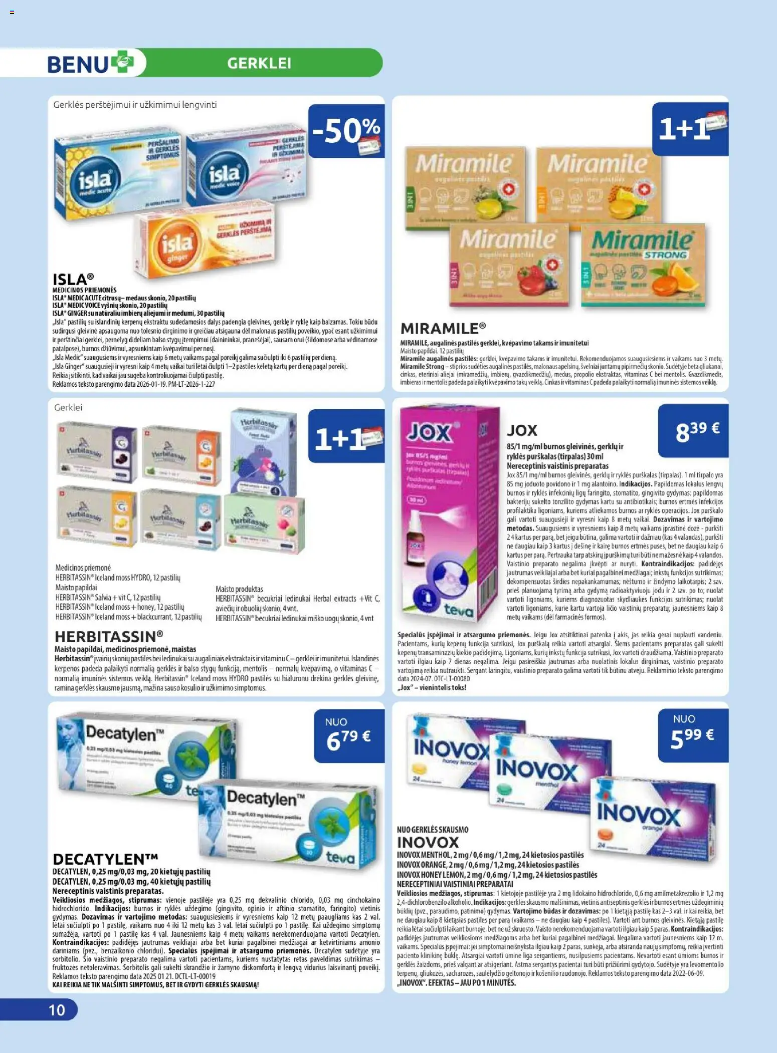 BENU akcijos nuo 01.02.2026 | Puslapis: 10 | Prekių: Ledinukai