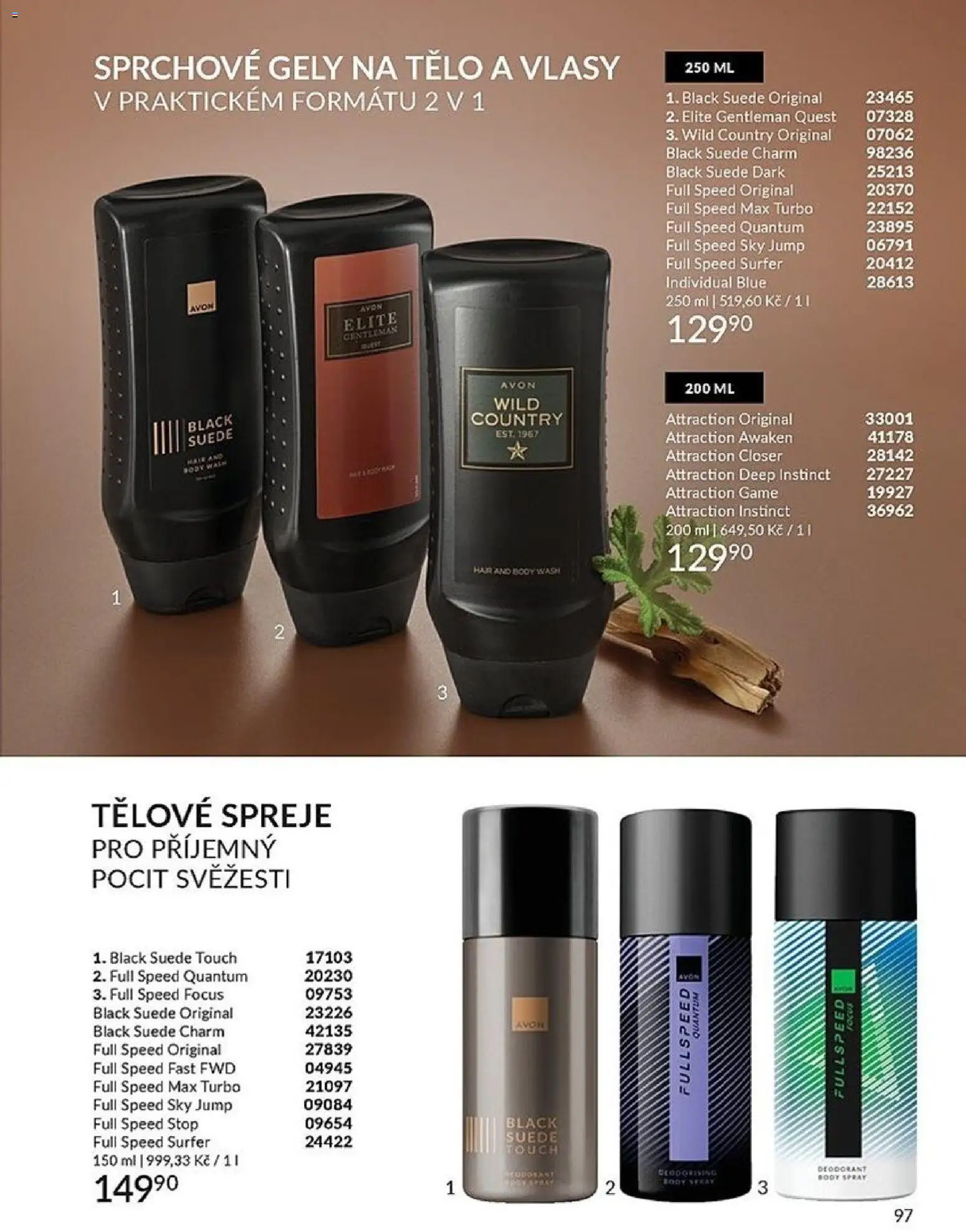Avon Katalog 04/2026 od 01.04.2026 | Strana: 97 | Produkty: Deodorant, Body
