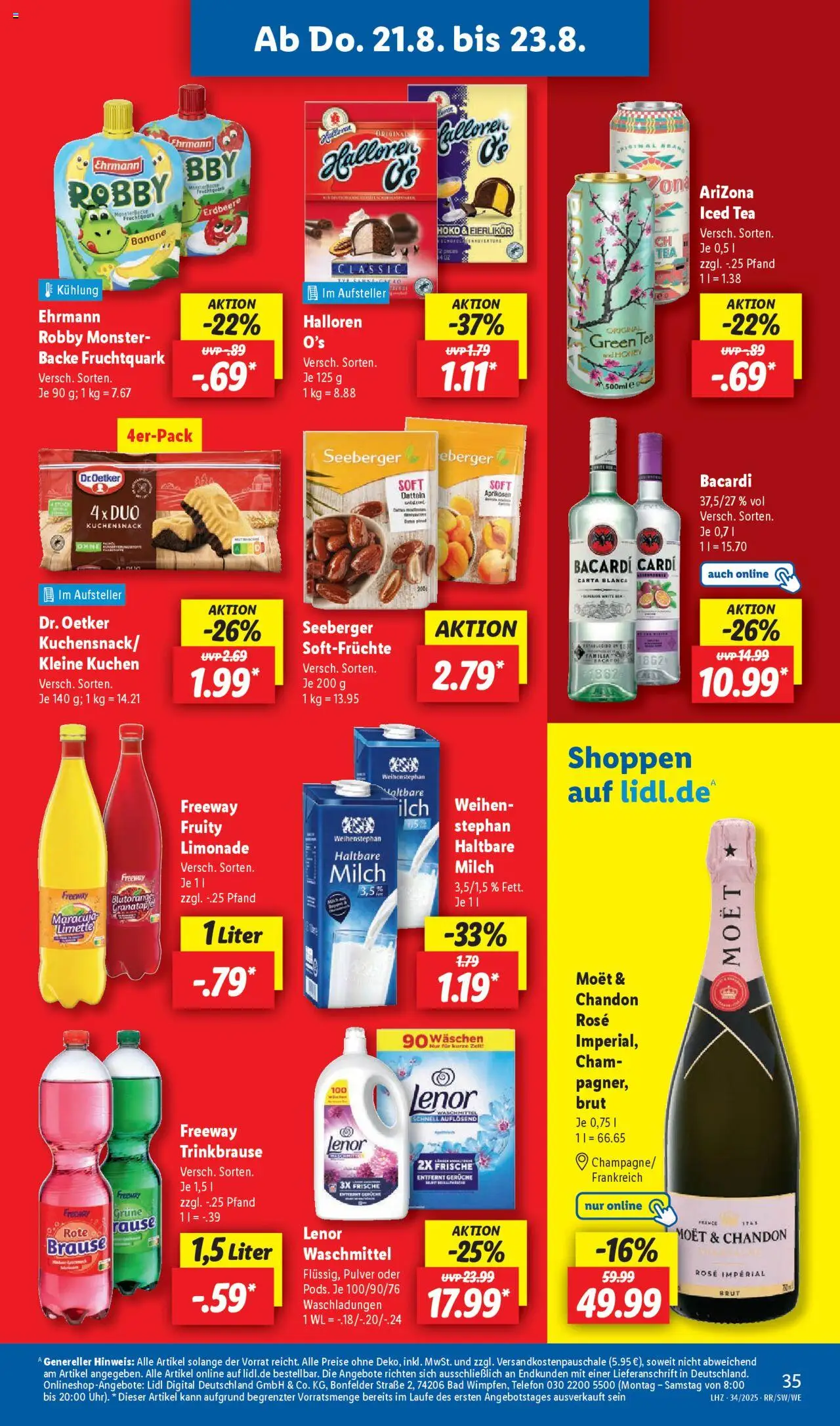 Lidl Prospekt Düsseldorf	 - gültig ab dem 18.08.2025 | Seite: 59 | Produkte: Granatapfel, Bad, Limonade, Limette