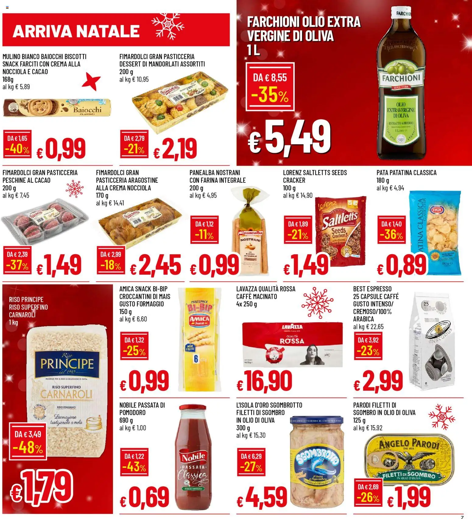 Volantino Galassia del 01.12.2025 | Pagina: 7 | Prodotti: Caffè, Olio, Farina, Lavazza